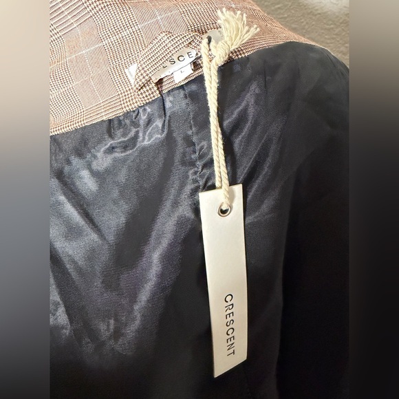 Crescent - Brown Double-Breasted Office Blazer - Picture 7 of 17